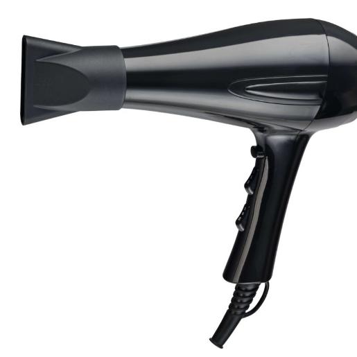 SPTECH HAIR-DRYER black 2200 W 2 speeds/3 temperatures/connection and 1.8 meter cord/A/C