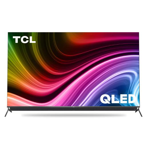 TCL T.V 55"" Smart QLED 4K UHD  3 HDMI  2 USB  HDR10+ Android P Chrome cast Voice Cont