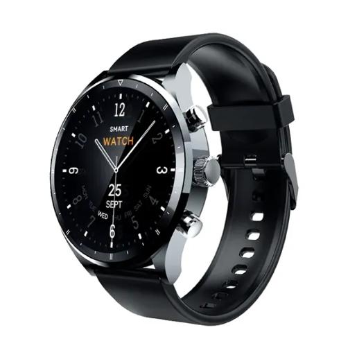 TECNO Watch Pro 2 Clear Bluetooth Call | 143 AMOLED Screen | Complete Health Care Black
