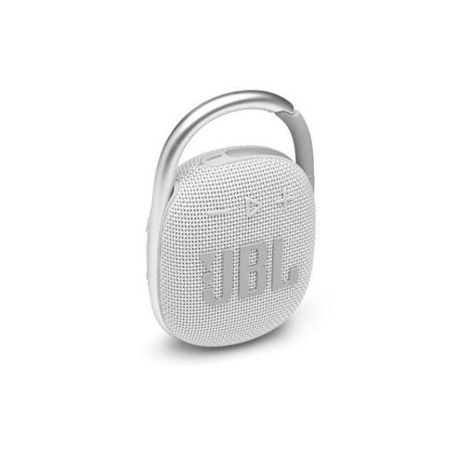 JBL Clip 4 Portable Wireless Speaker , White- 6925281979385
