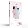 Levelo Iris Pro Liquide Silicone Case For iPhone 15 Pro Max Pink- 7694015091424