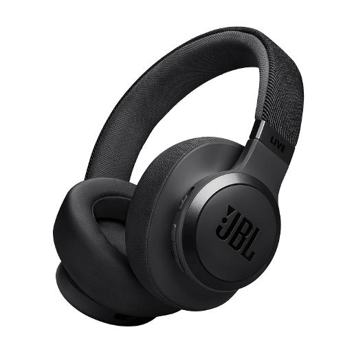 JBL Live 770NC Wireless Over-Ear Noise Cancelling Headphones Black - 1200130004582