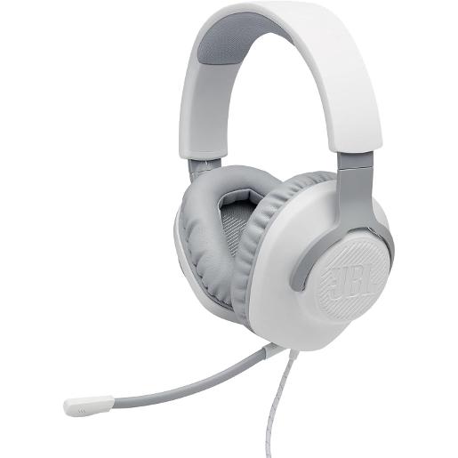 JBL Quantum 100 Wired Over-Ear Gaming Headset White - 6925281969669