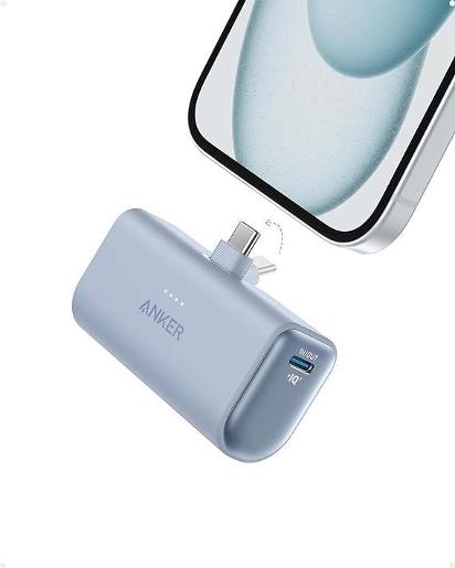 Anker Nano Power Bank (22.5W Built-In USB-C Connector) Blue-194644170844