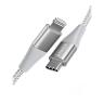 Anker PowerLine +II USB-C Cable with Lightning Connector 3ft - Silver