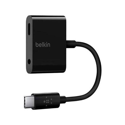 Belkin USB-C Audio + USB-C Charge Adapter| Supports fast charging up to 60W