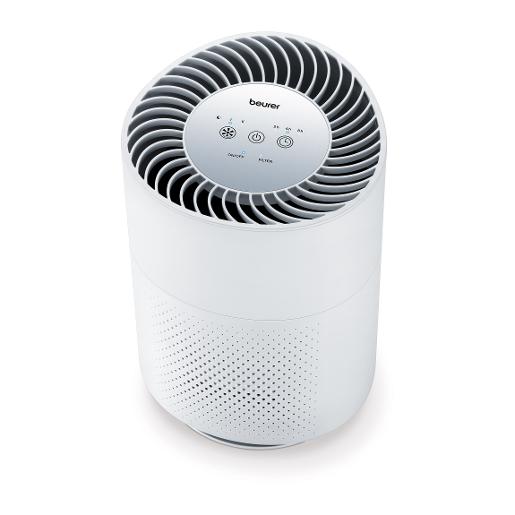 Beurer Air Purifier White,An air purifier with a three-layer filter system, equipped with a