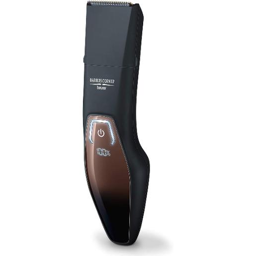 Beurer Beard Styler black, Rawasi stainless steel, titanium coated, LED screen with batter