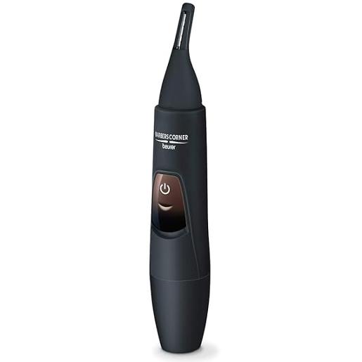 Beurer Precision trimmer black, Two appendices, Nose and ear hair removal, blades made of