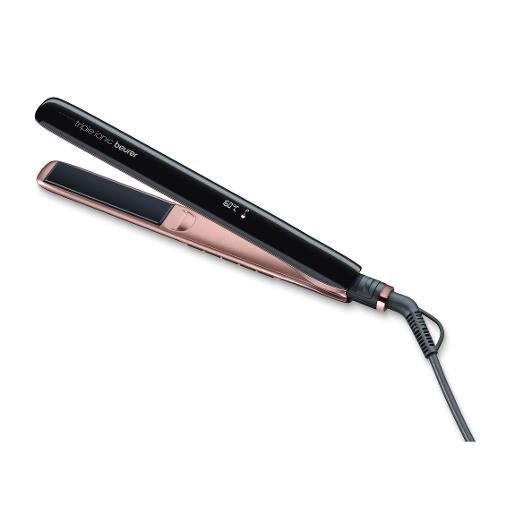 Beurer Hair straightener black, 120-220 watt ,Ionic function provides 3 styling levels Titan