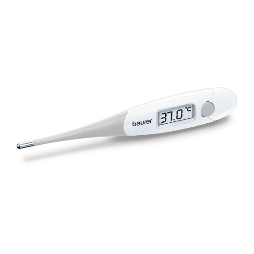 Beurer Thermometer White, battery, Thermometer has a fixed head and a warning sound in case