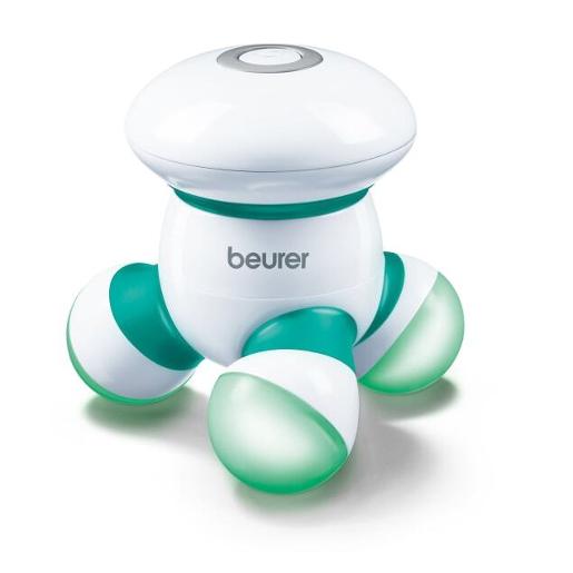 Beurer Mini Massager White, battery, Small massage device for the back, neck and legs