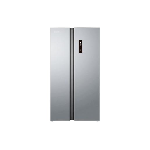 Daewoo,Side by side Refrigerators,A+,622 L,SILVER,H1817 x D748 x W91, Multi-flow design