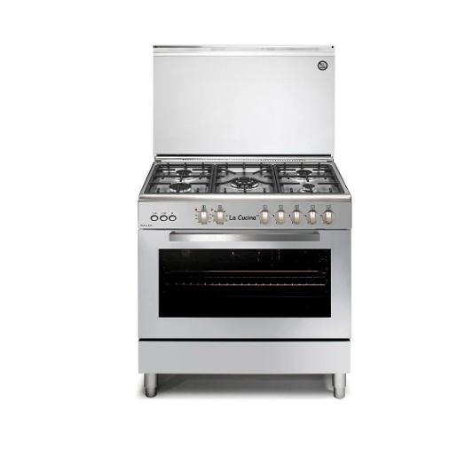 LaCucina Gas Cookers 90x60 cm / Full Safety & Cast Iron / Stainless/ Made in Italy