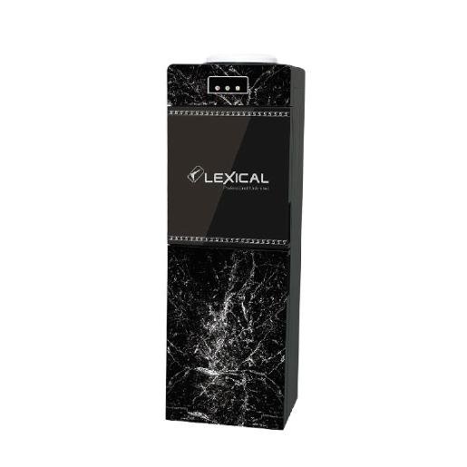 Lexical Water Dispenser / with ref / 3 taps / Black Glass